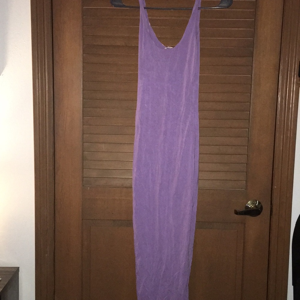 Long tight dress.